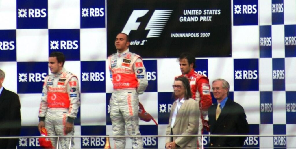 Lewis Hamilton Podium_2007_USGP