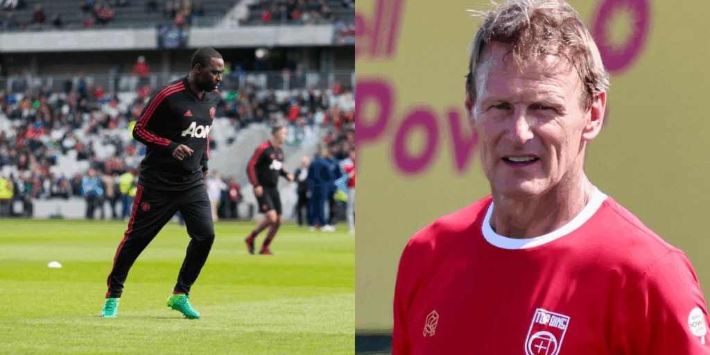 Teddy Sheringham and Andy Cole