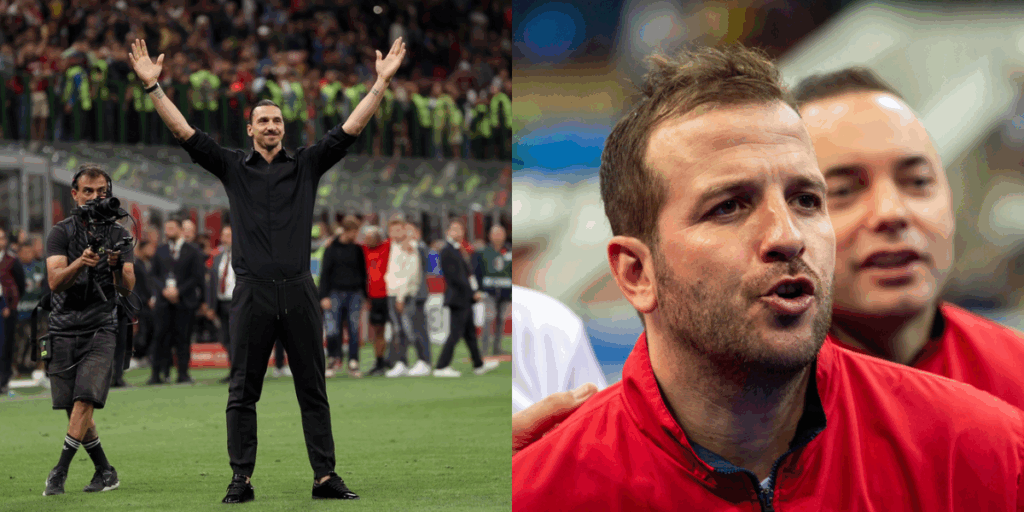 Zlatan Ibrahimovic and Rafael van der Vaart