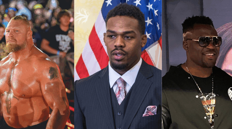 brock lesnar, jon jones, francis ngaanou