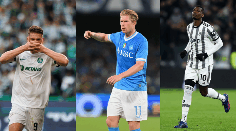 Gyokeres, De Bruyne, Pogba
