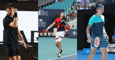 Sinner, Isner, Raonic