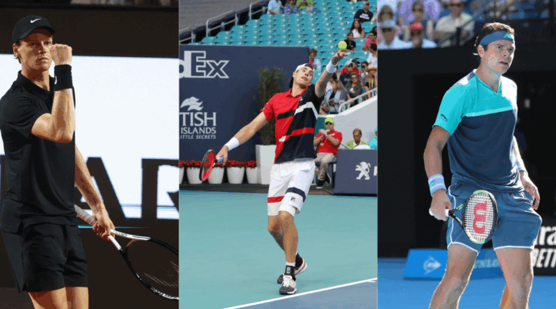 Sinner, Isner, Raonic