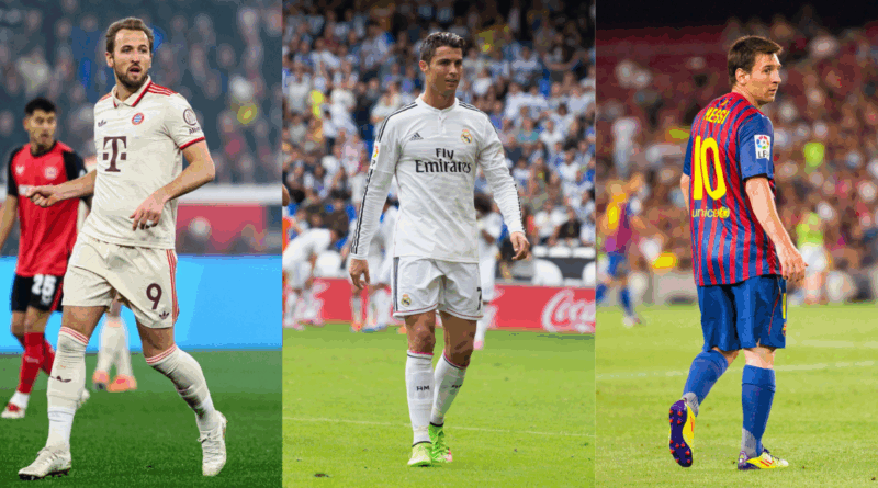 Kane, Ronaldo, Messi