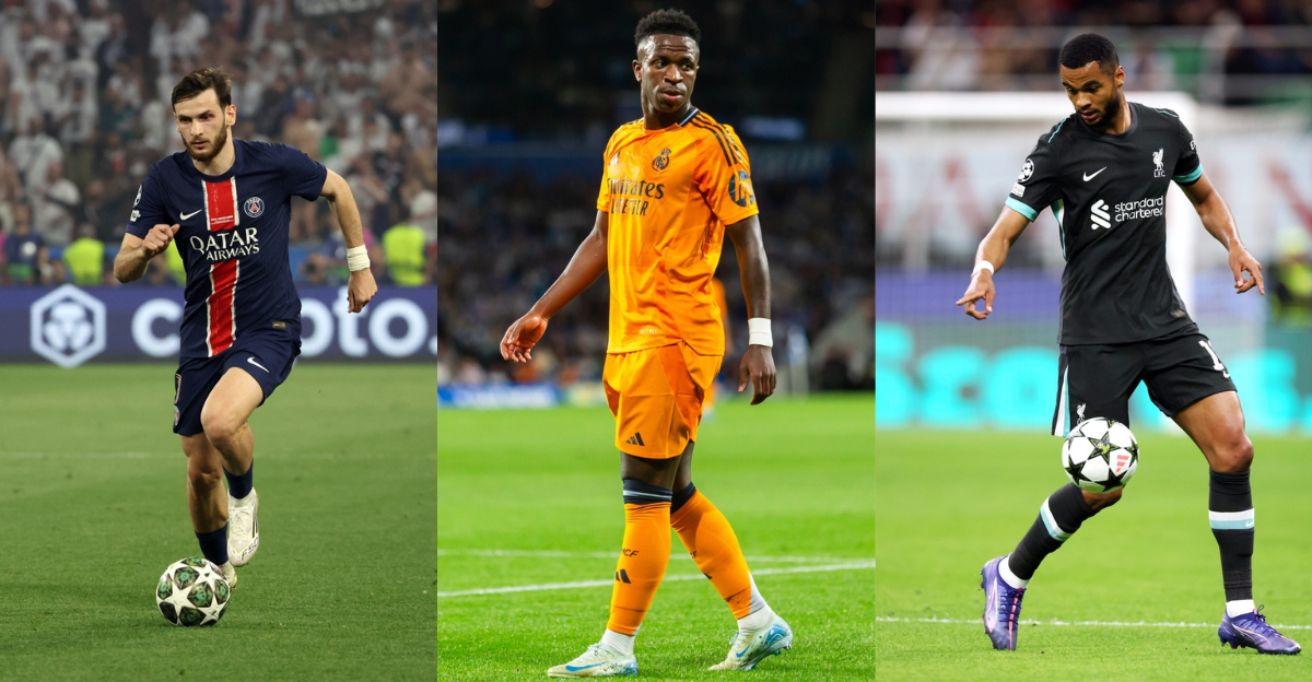 Os 10 melhores alas esquerdos com mais golos e assistências nos últimos 365 dias