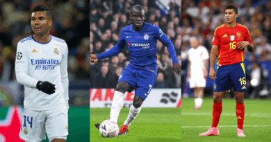 Casemiro, Kante, Rodri