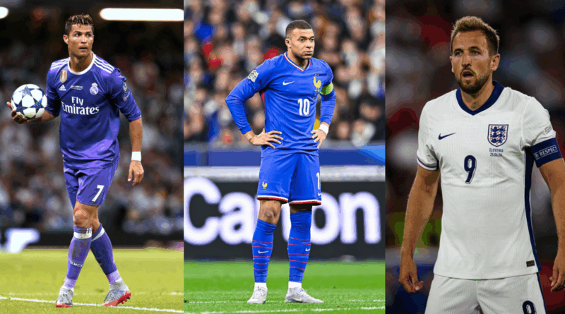 Ronaldo, Mbappe, Kane