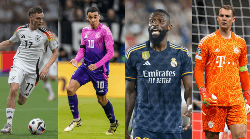 Wirtz, Musiala, Rudiger, Neuer