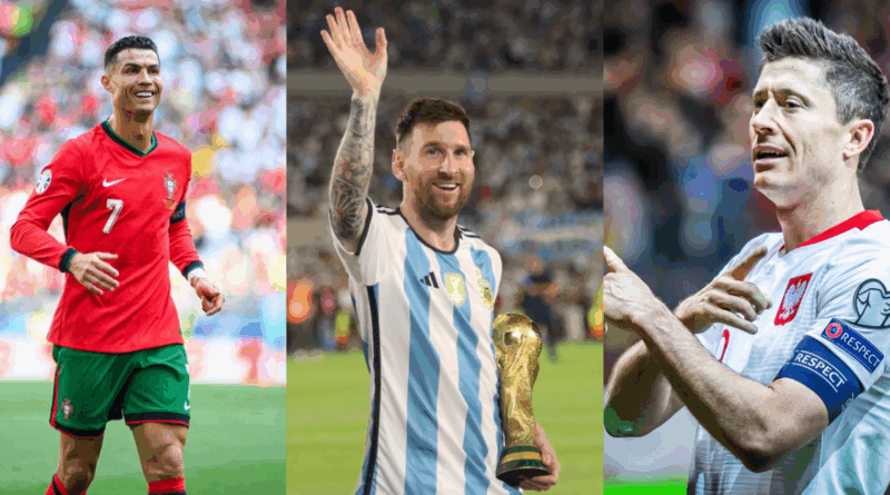 Ronaldo, Messi, Lewandowski