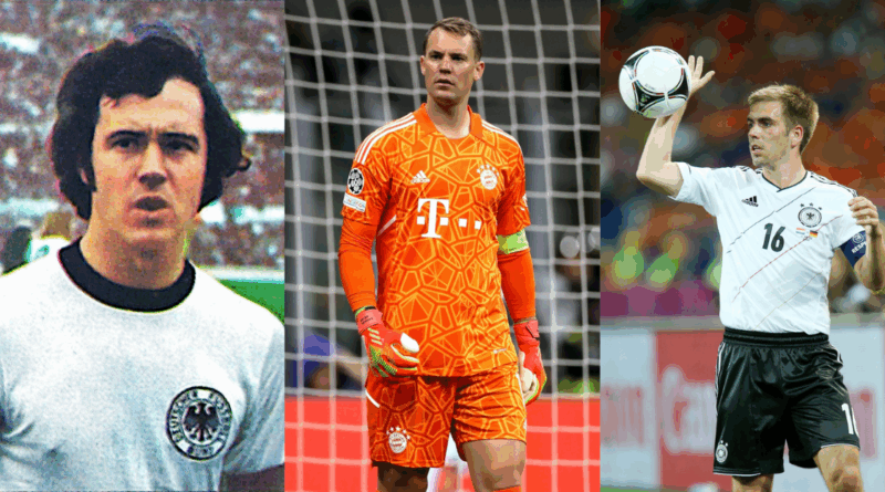 Franz Beckenbauer, Manuel Neuer, Philipp Lahm