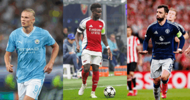Haaland, Bukayo Saka, Bruno Fernandes