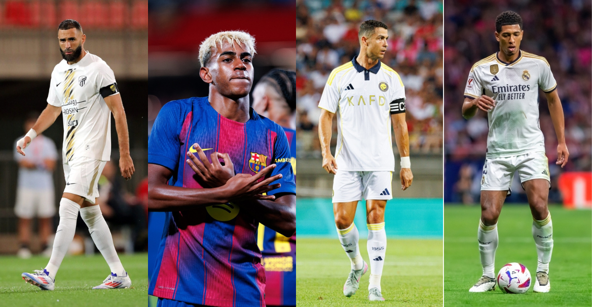 De Yamal à Ronaldo : les footballeurs les mieux payés en 2025/26