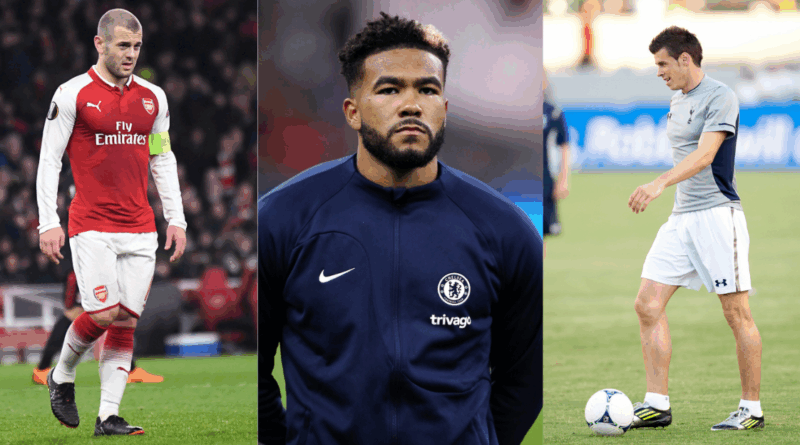 Jack Wilshere, Reece James, Gareth Bale