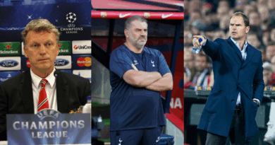 David Moyes, Ange Postecoglou, Frank De Boer