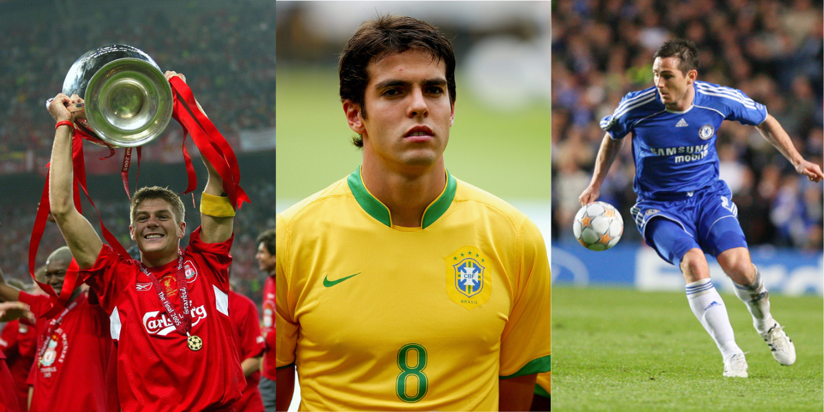 gerrard, kaka, lampard