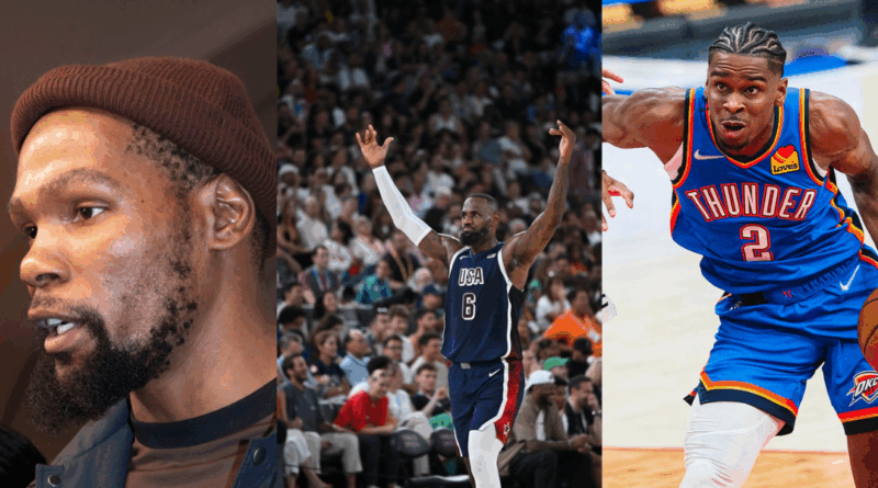 kevin durant, lebron james, Shai Gilgeous-Alexander