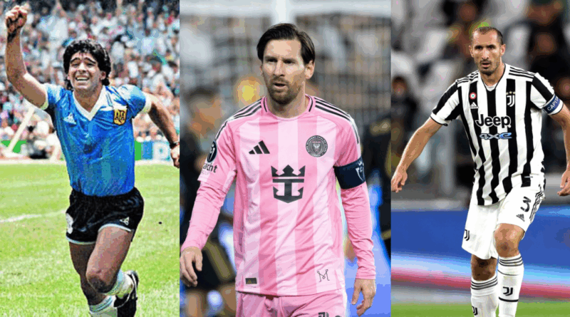 maradona, messi, chiellini