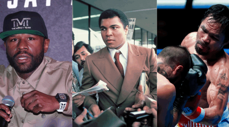 Mayweather, Muhammad Ali, Manny Pacquiao