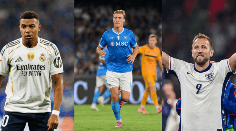 mbappe, højlund, kane