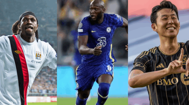 Emmanuel Adebayor, Romelu Lukaku, Son Heung-Min
