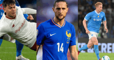 Paulo Dybala, Adrien Rabiot, Kevin De Bruyne