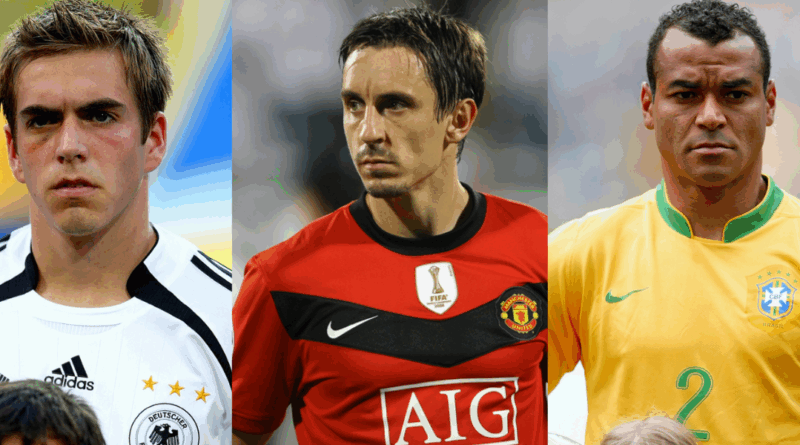 Philipp Lahm, Gary Neville, Cafu