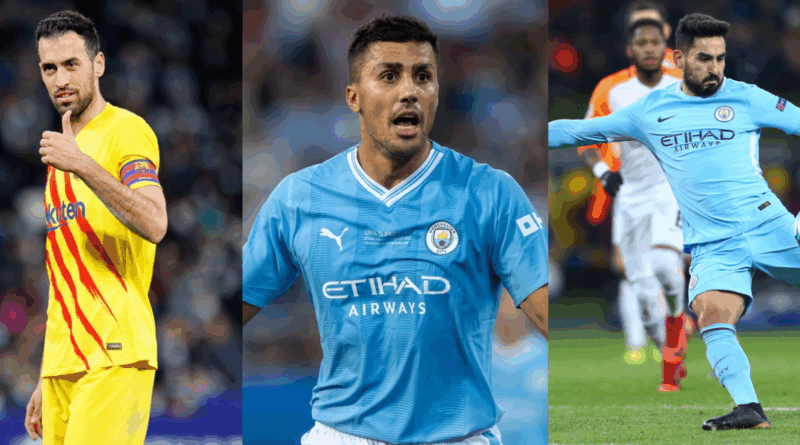 Sergio Busquets, Rodri, Ilkay Gundogan