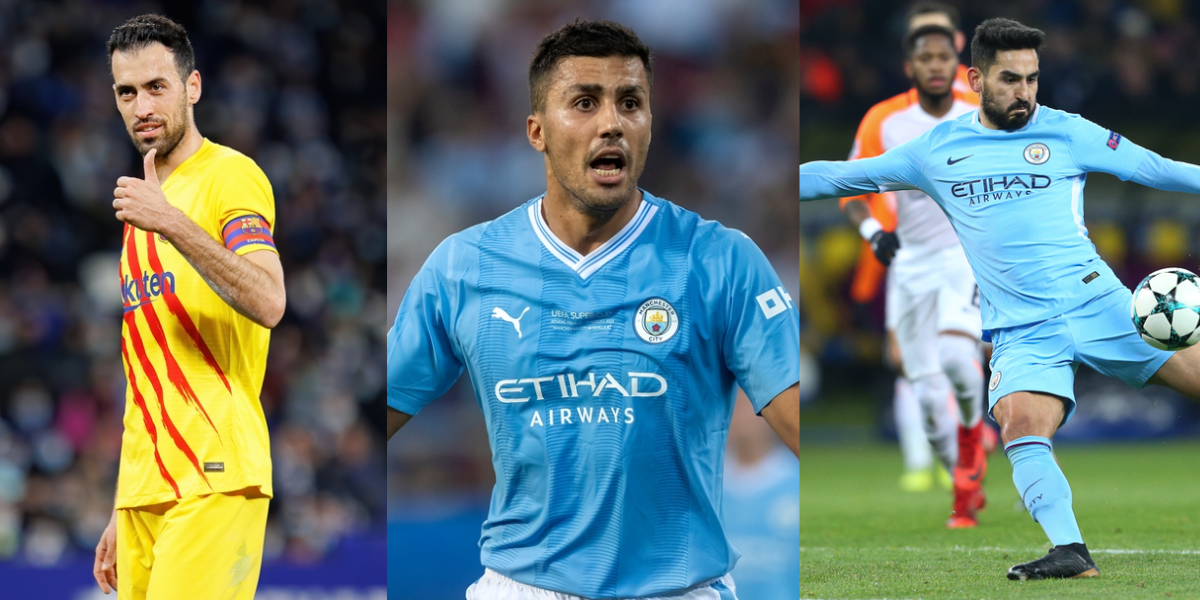 12 of the top midfielders all time (In no specific order)