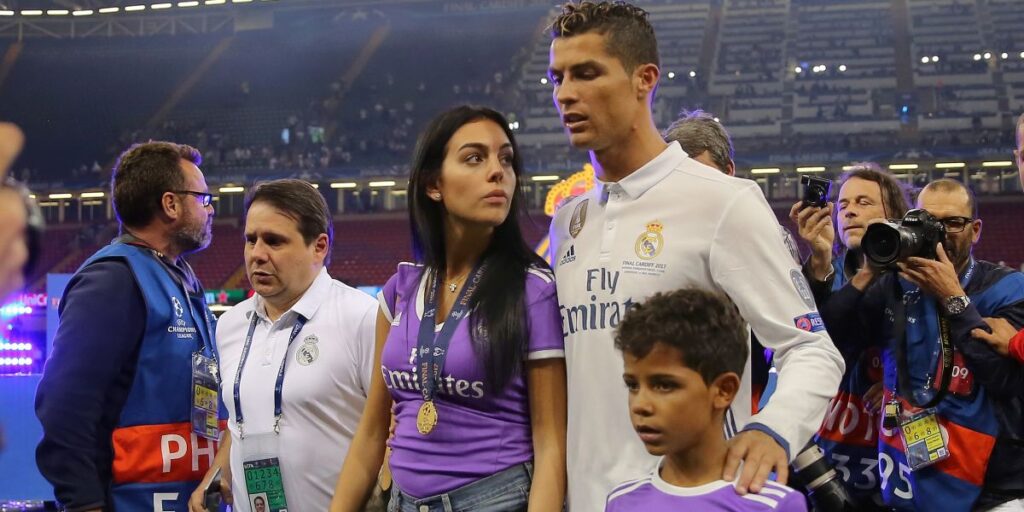 Cristiano Ronaldo Georgina Rodriguez and son, Cristiano Ronaldo Jr