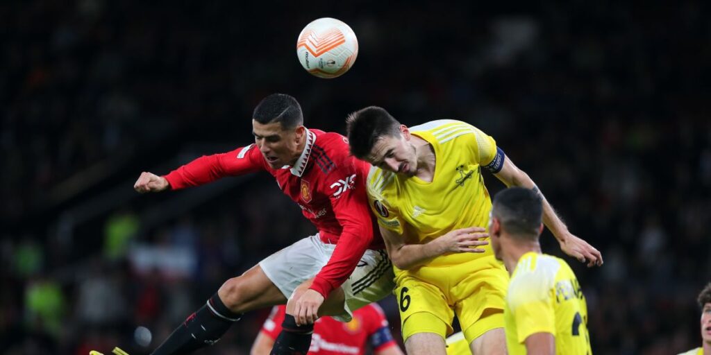 Cristiano Ronaldo and Stjepan Radeljic