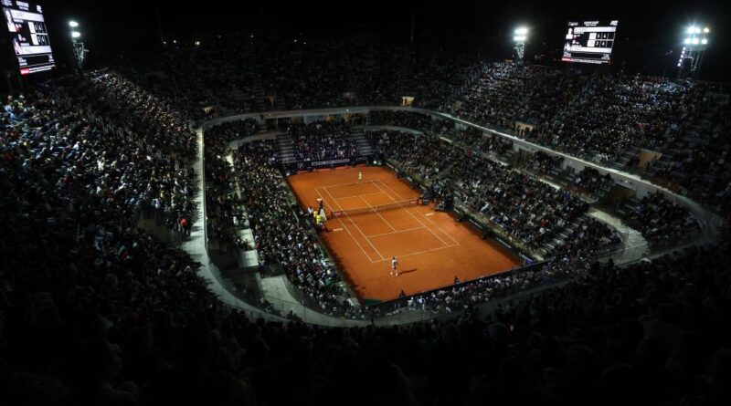 NICOLAS JERRY CHILE VS Tommy Paul USA during Internazionali BNL 2024 men’s ATP 1000 Open tennis tournament in Rome Center Court