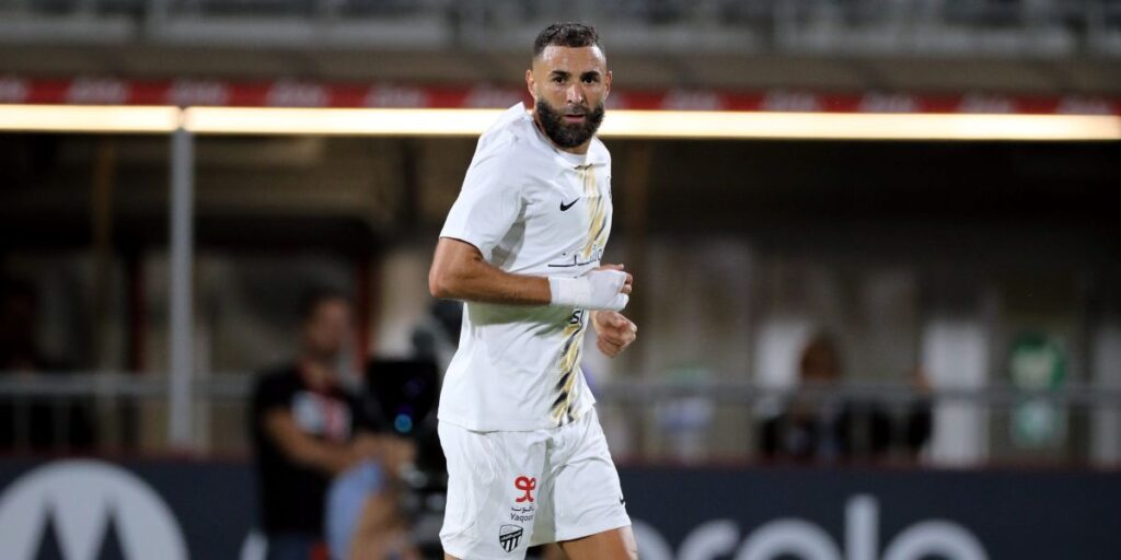 Karim Benzema of Al Ittihad