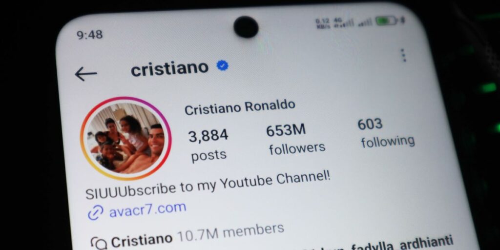 Cristiano Ronaldo Instagram