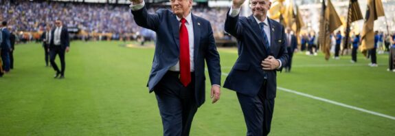 Donald Trump and Infantino