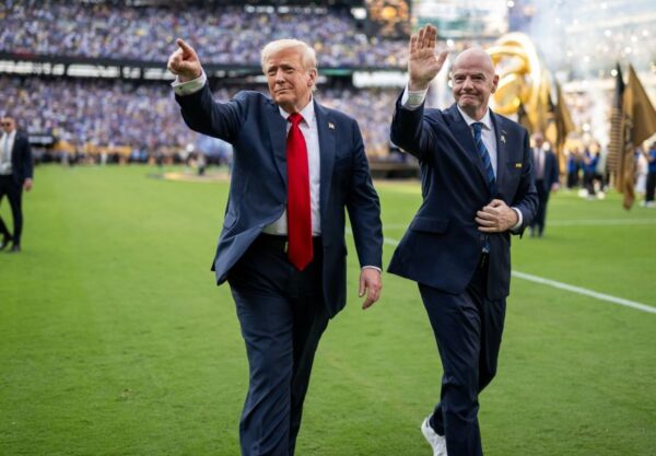Donald Trump and Infantino