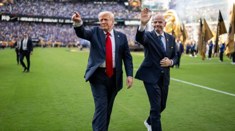 Donald Trump and Infantino