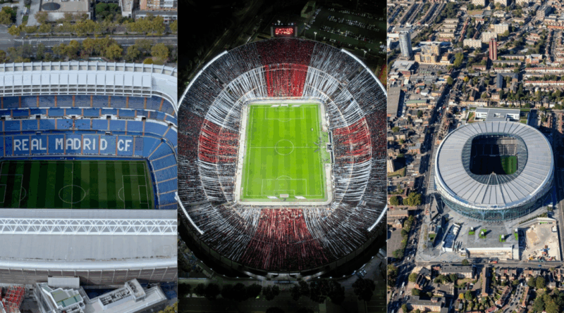 bernabeu, el monumental, tottenham hotspur stadium