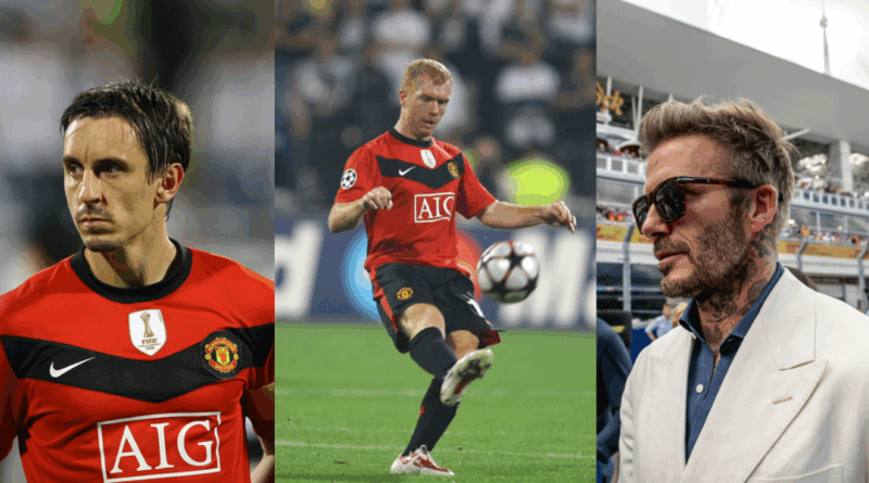 gary neville, scholes, beckham