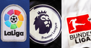 la liga, premier league, bundesliga