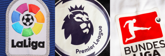 la liga, premier league, bundesliga