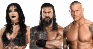rhea ripley, roman reigns, randy orton