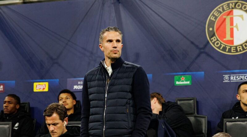 Robin Van Persie seen during UEFA Champions League game between teams of Internazionale Milano and Feyenoord FC