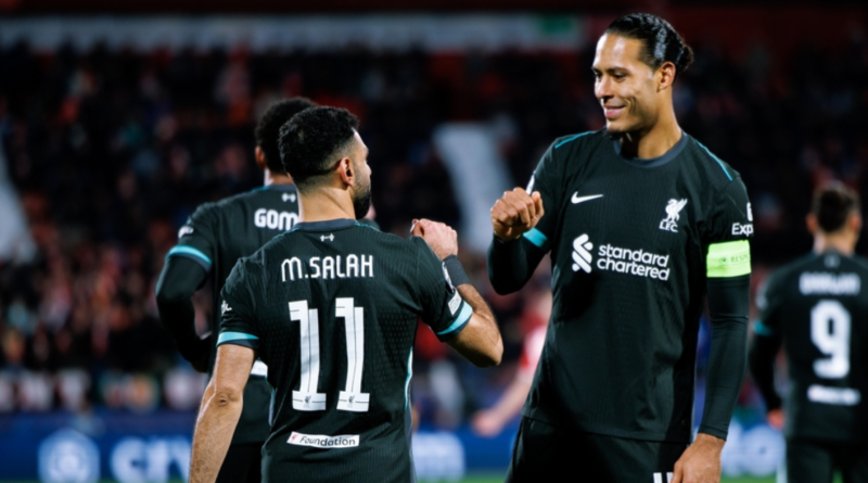 Virgil Van Dijk and Mohammed Salah