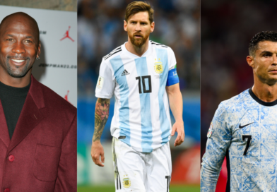 Michael Jordan, Lionel Messi, Cristiano Ronaldo