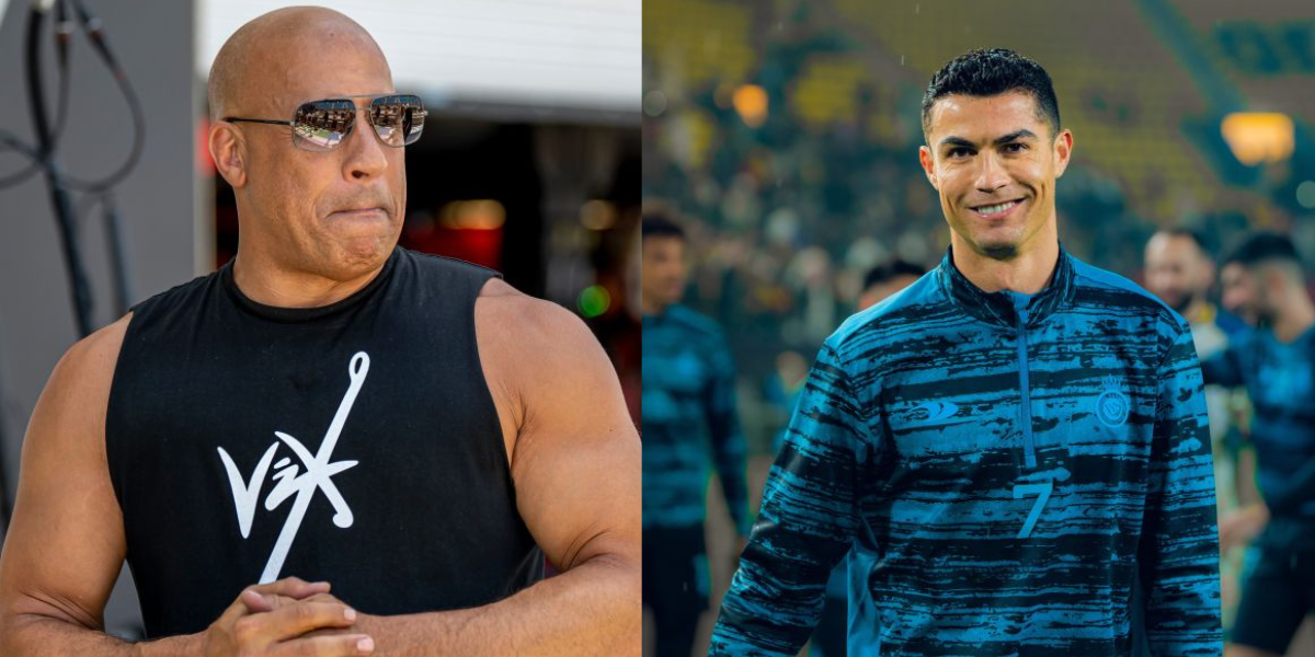 Vin Diesel, Cristiano Ronaldo