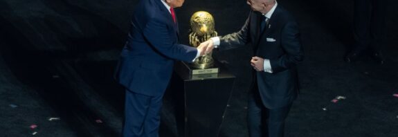 Trump receiving FIFA Peace Price