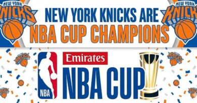 New York Knicks NBA Cup Champions