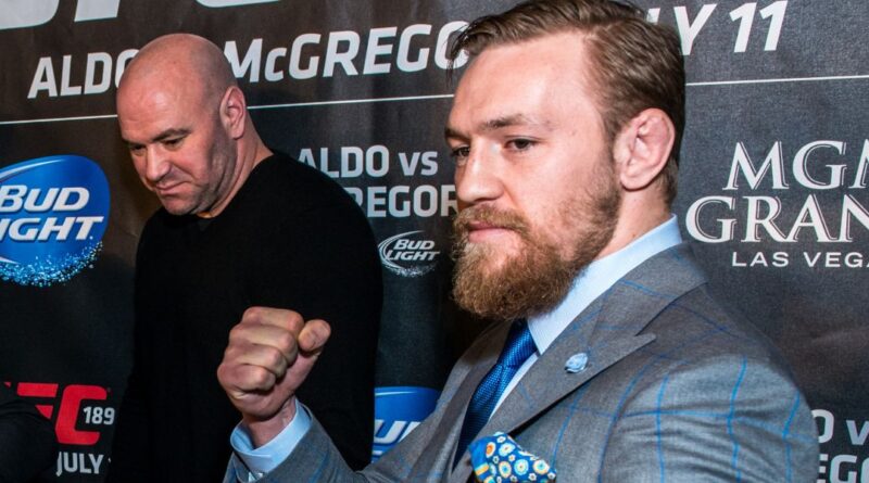 Conor McGregor and Dana White