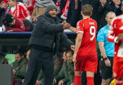 Vincent Kompany and Harry Kane