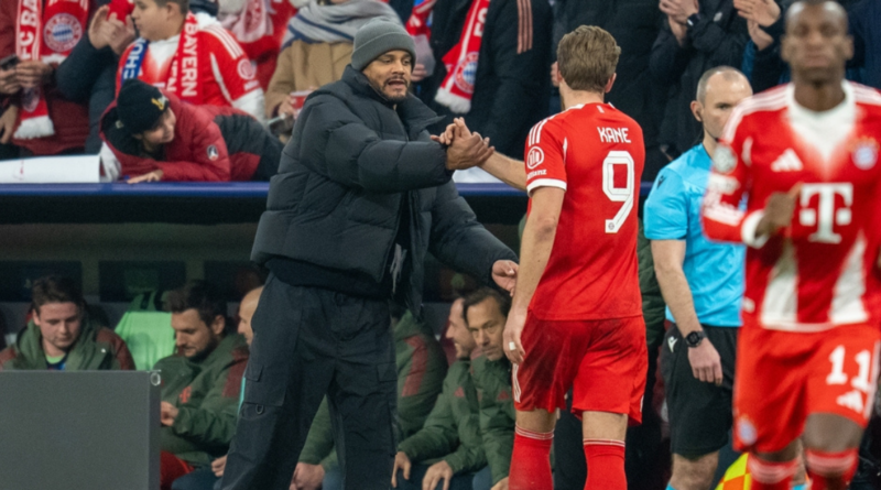 Vincent Kompany and Harry Kane